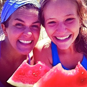 The BEST watermelon on the best day off!